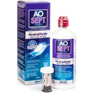 Aosept Plus Hydraglyde soluzione per lenti a contatto 360 ml